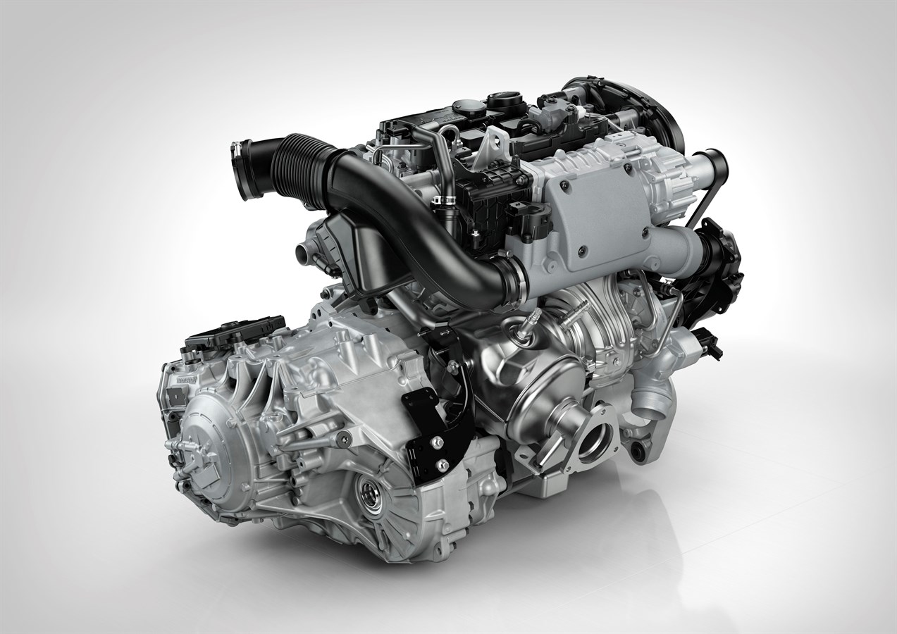 Drive-E 4 cylinder petrol engine - T6 / 8-speed automatic transmission