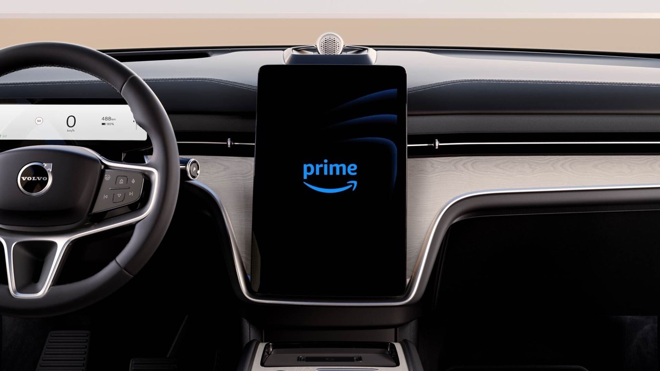 Volvo holt Streaming ins Auto: Integration von Prime Video und YouTube