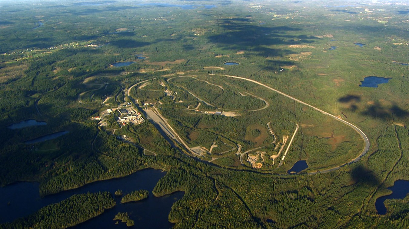 Hällered Test track, Sweden - Aerial Shot
