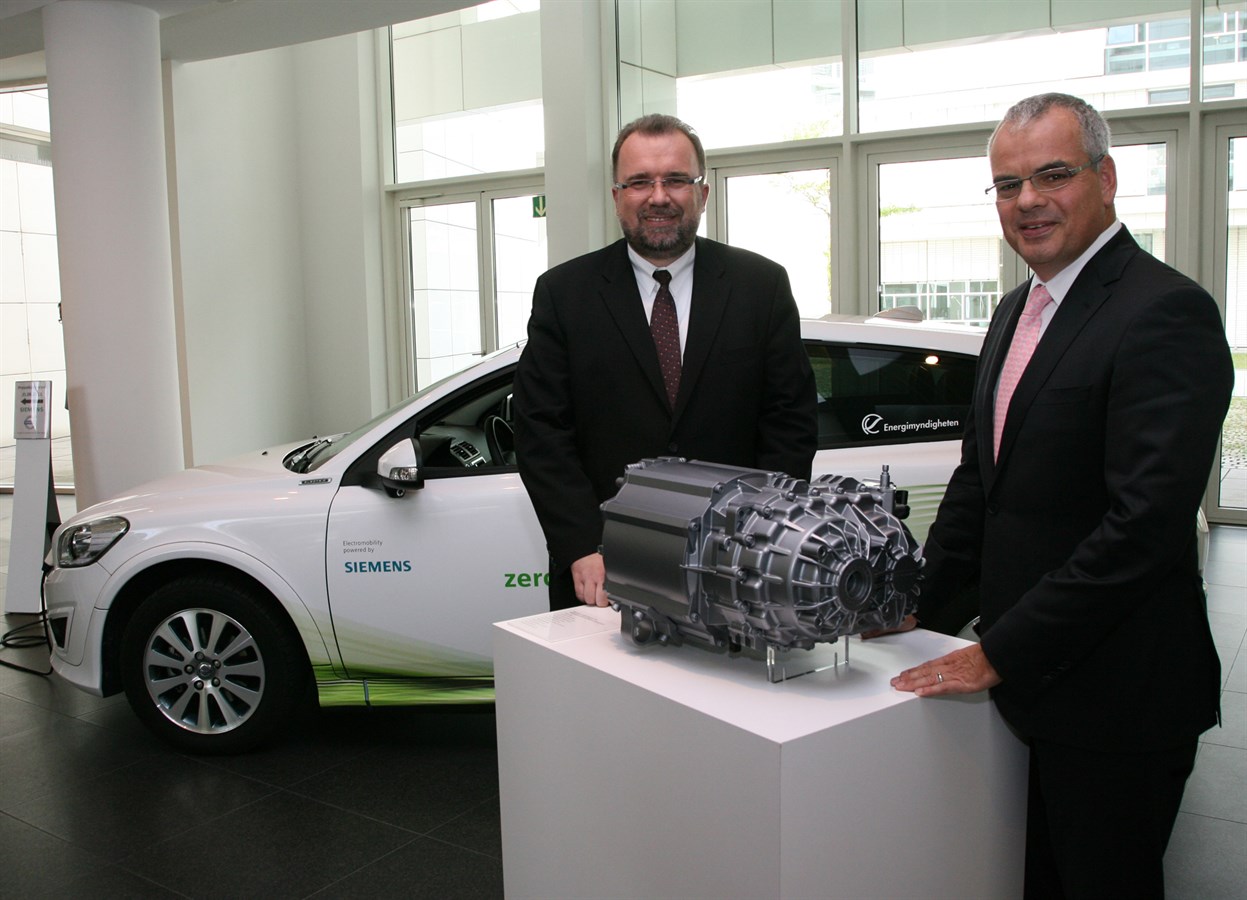 Siemens and Volvo Car Corporation start partnership within electric engines