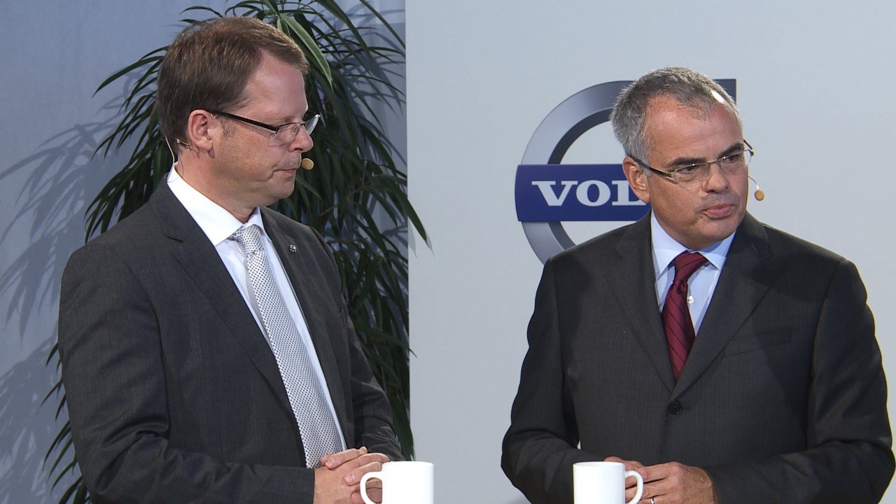 Press Conference: Volvo Car Corporation reveals new technological strategies (video still)