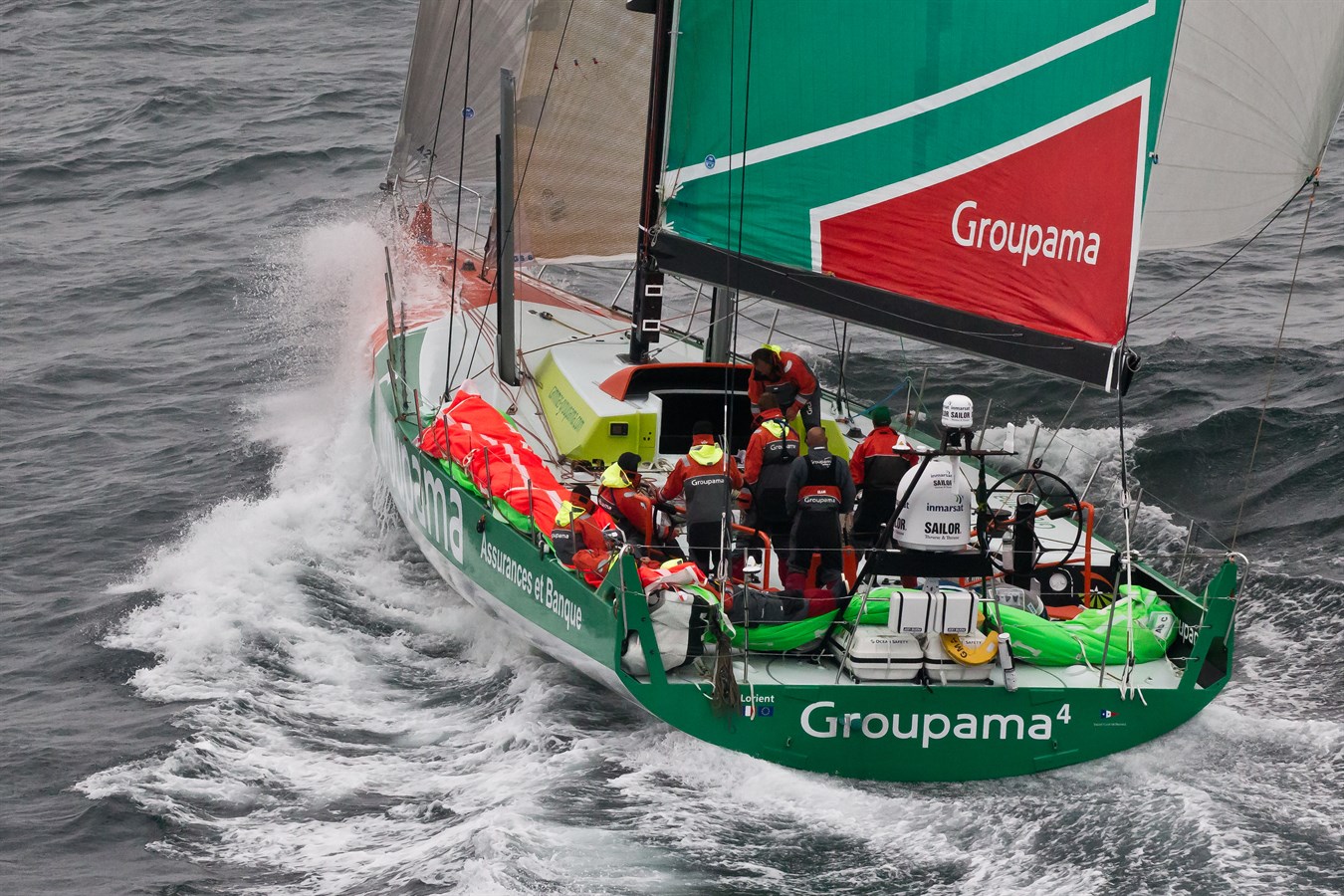 Groupama Sailing Team, training for the Volvo Ocean Race 2011-2012