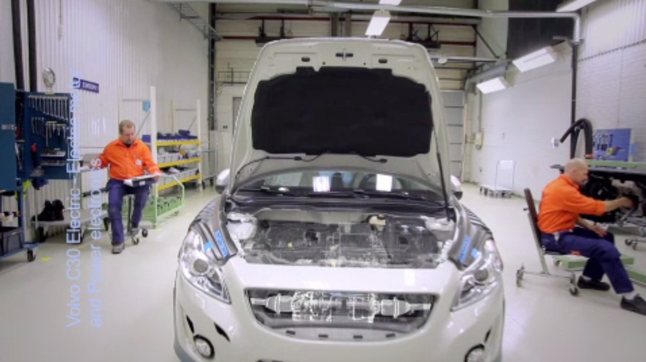 Volvo C30 Electric - Electric Motor and Power Electronics - Video Still