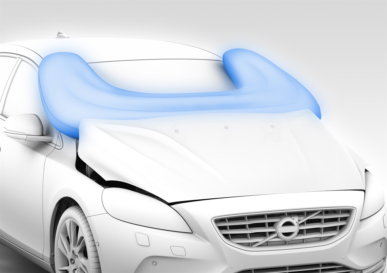Neuer Volvo V40 mit innovativem Fußgänger-Airbag