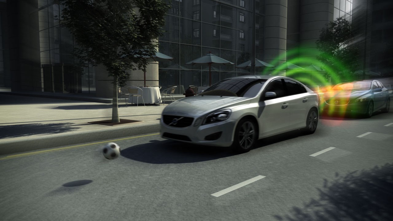 Der neue Volvo V40: City Safety System - Video Standbild