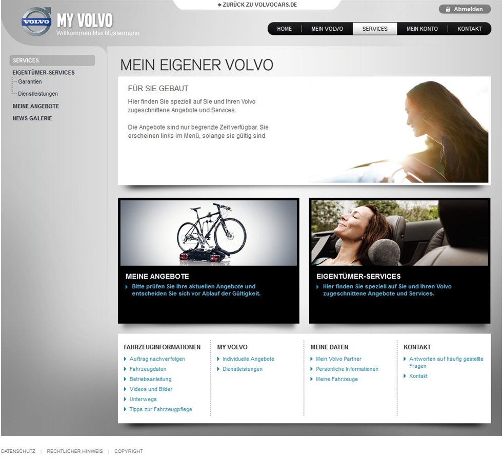 Volvo startet neues interaktives Webportal „My Volvo“