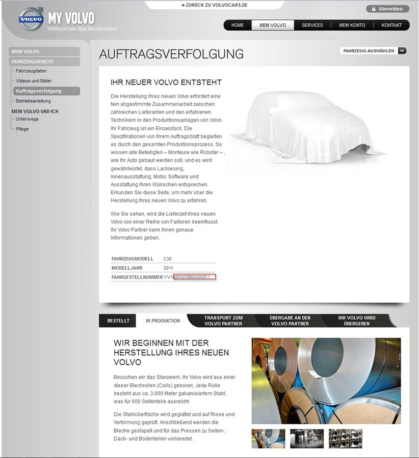 Volvo startet neues interaktives Webportal „My Volvo“