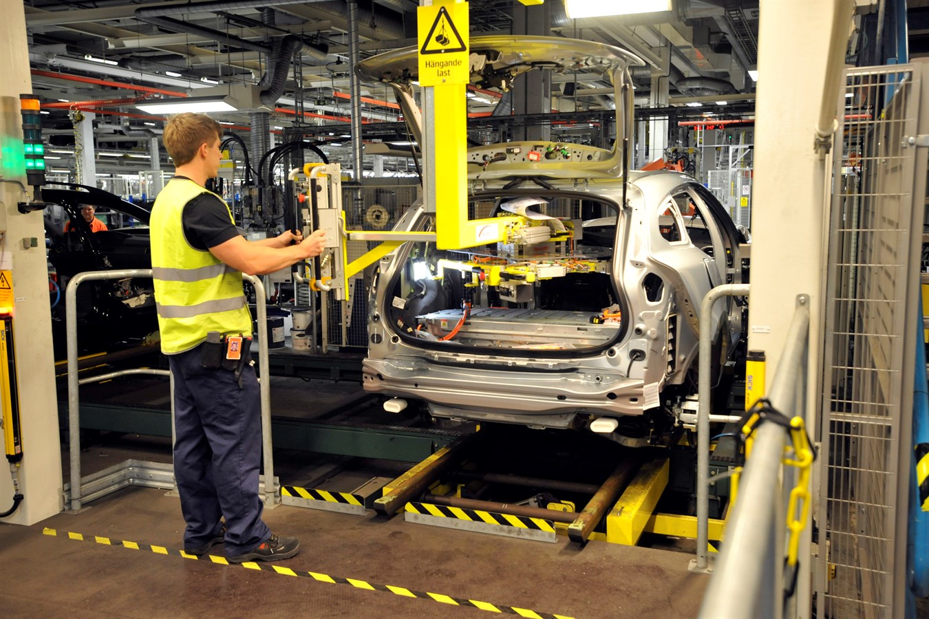Volvo V60 Plug-in Hybrid-Produktion