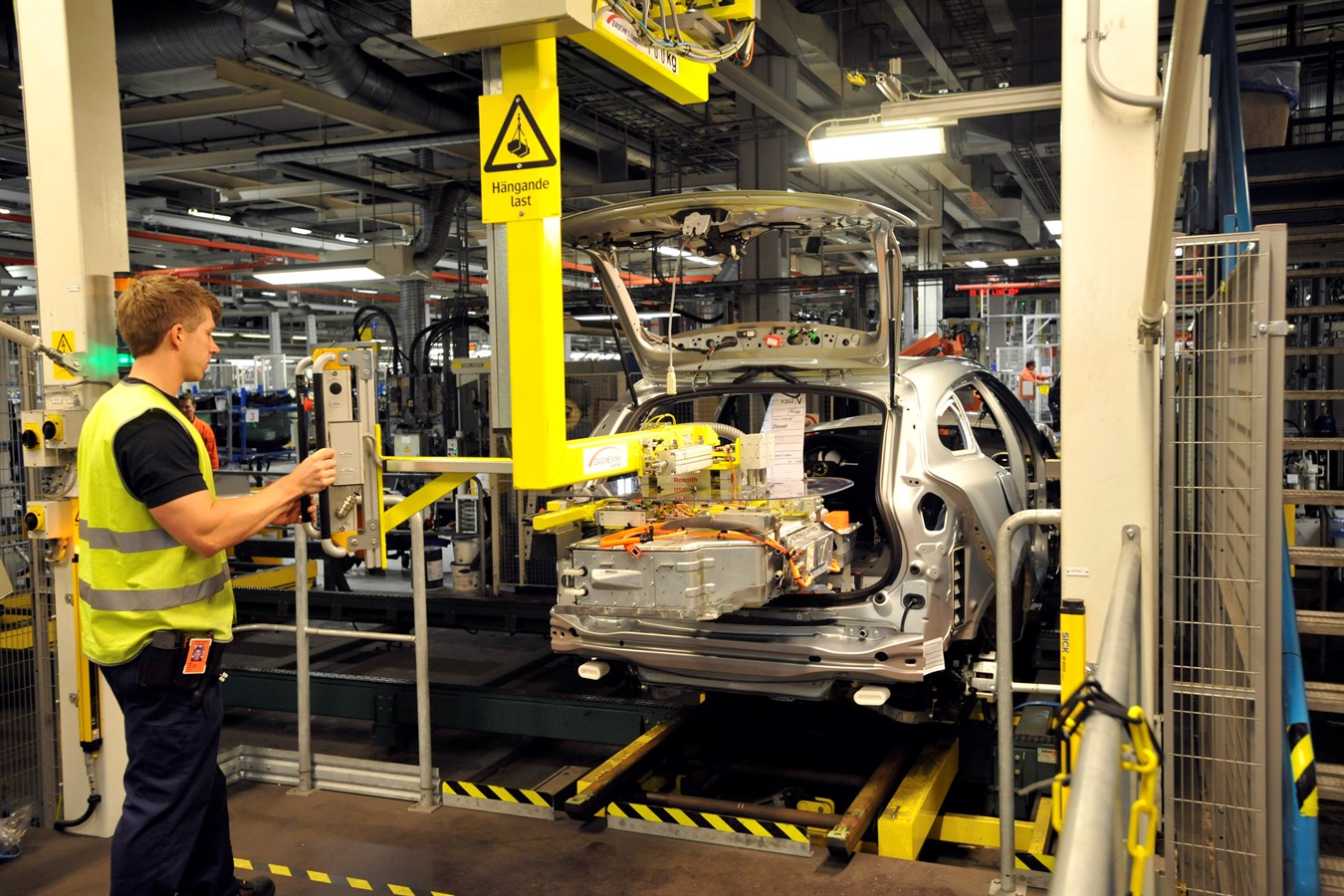 Volvo V60 Plug-in-Hybrid Produktion