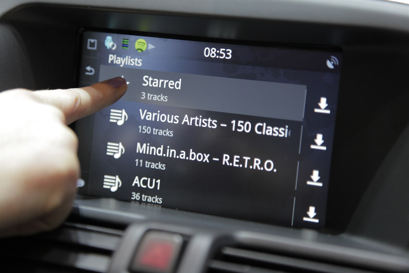 Volvo Car launches world-first in-dash, voice-activated Spotify through Sensus Connected Touch