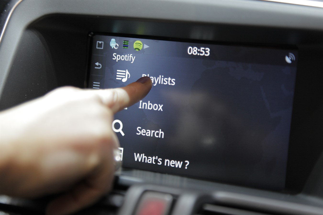 Volvo holt den Musik-Streaming-Dienst Spotify ins Auto