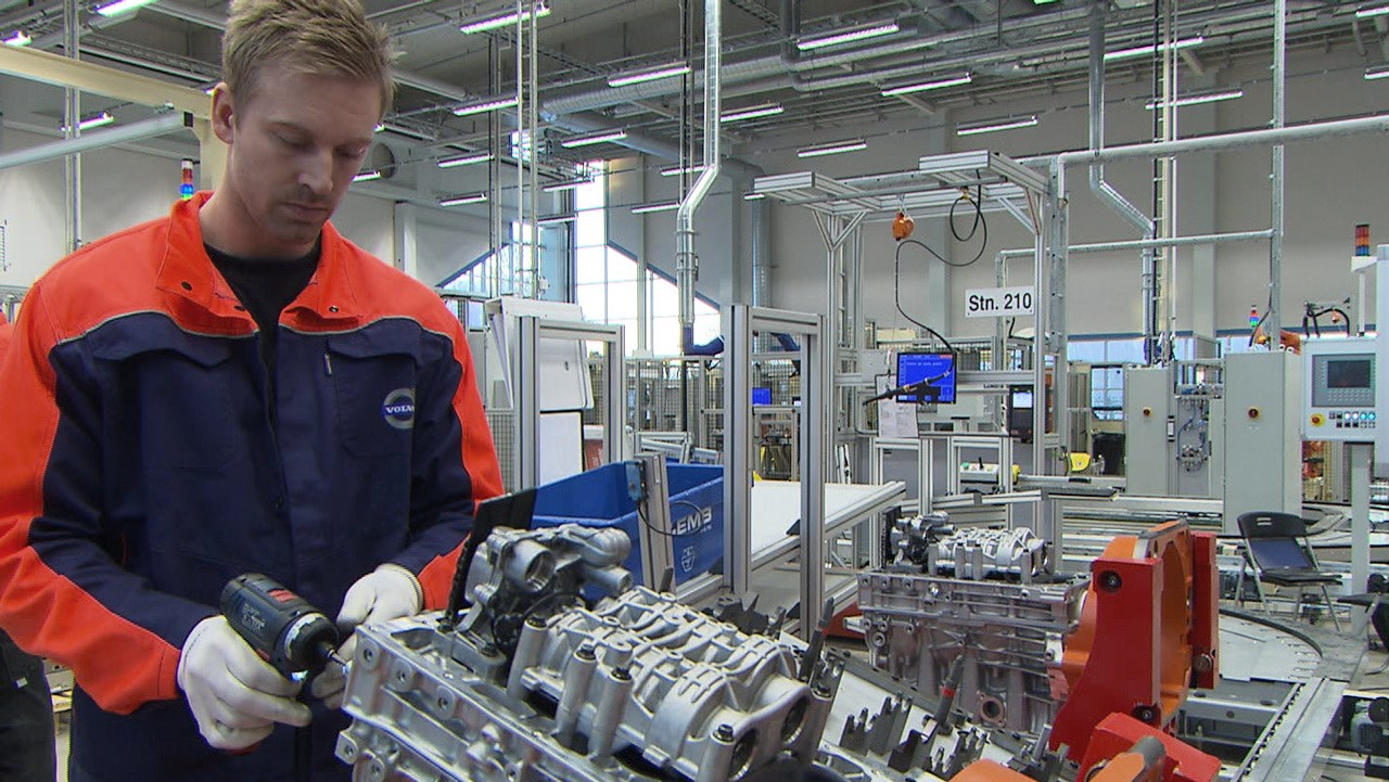 Volvo Car Group starts production of the new engine family VEA - Video Still
