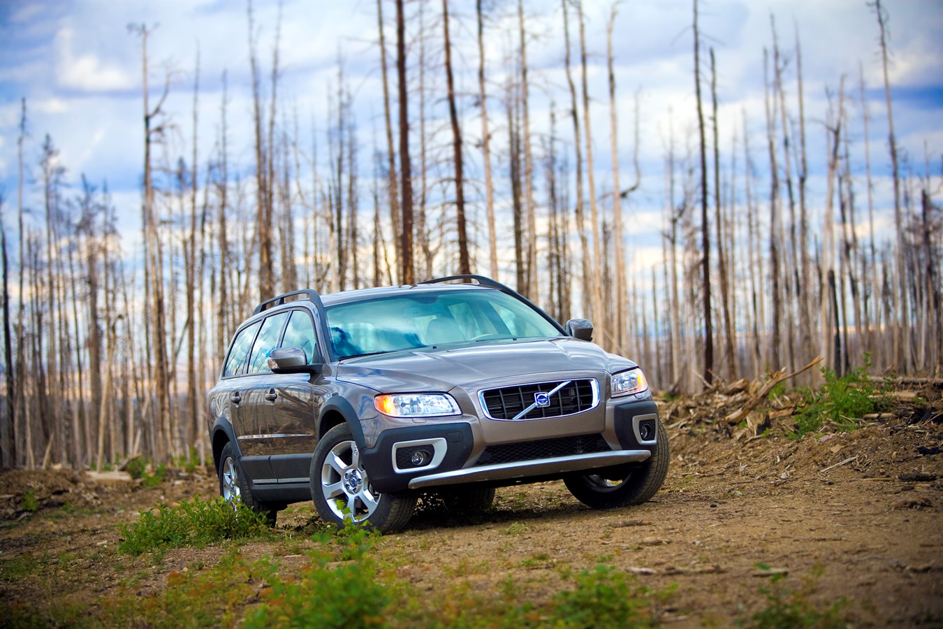XC70 MY2008, exterior, front, forest