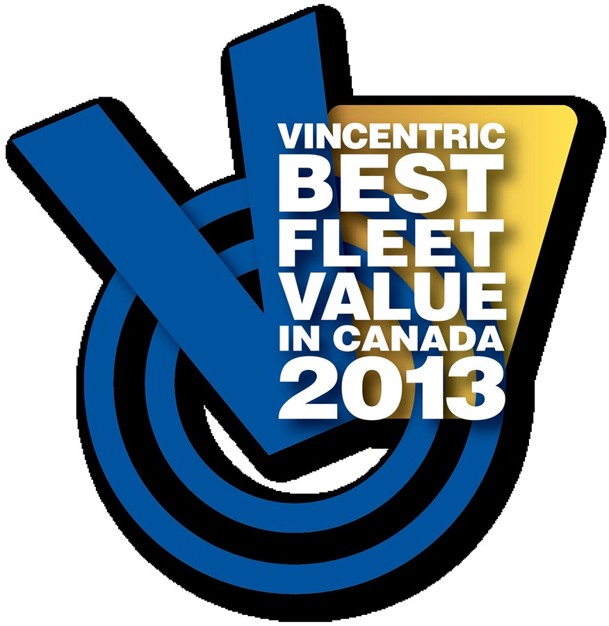 2013 Vincentric Best Fleet Value in Canada