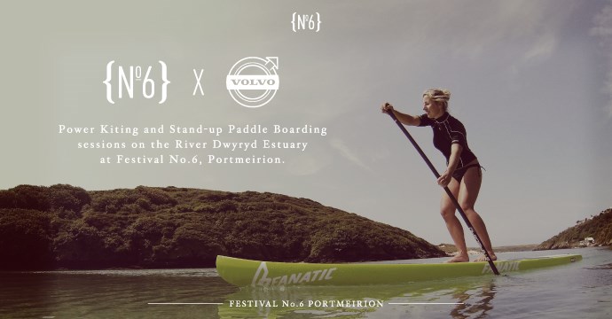 Power Kiting and stand-up paddle-board sessions offered to Festival No. 6 visitors