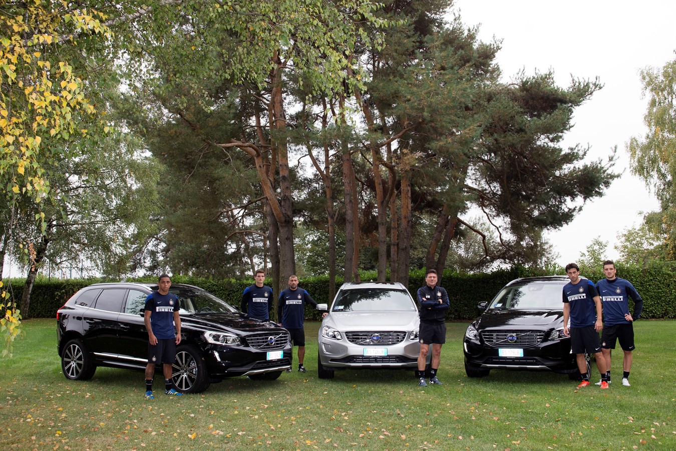 Consegnate le nuove Volvo XC60 destinate ai giocatori della squadra nerazzurra, al Mister Mazzarri e al suo staff.