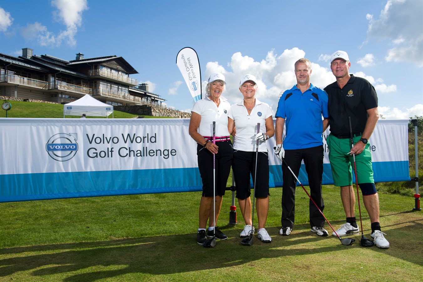 The Winners from the Swedish final of Volvo World Golf Challenge