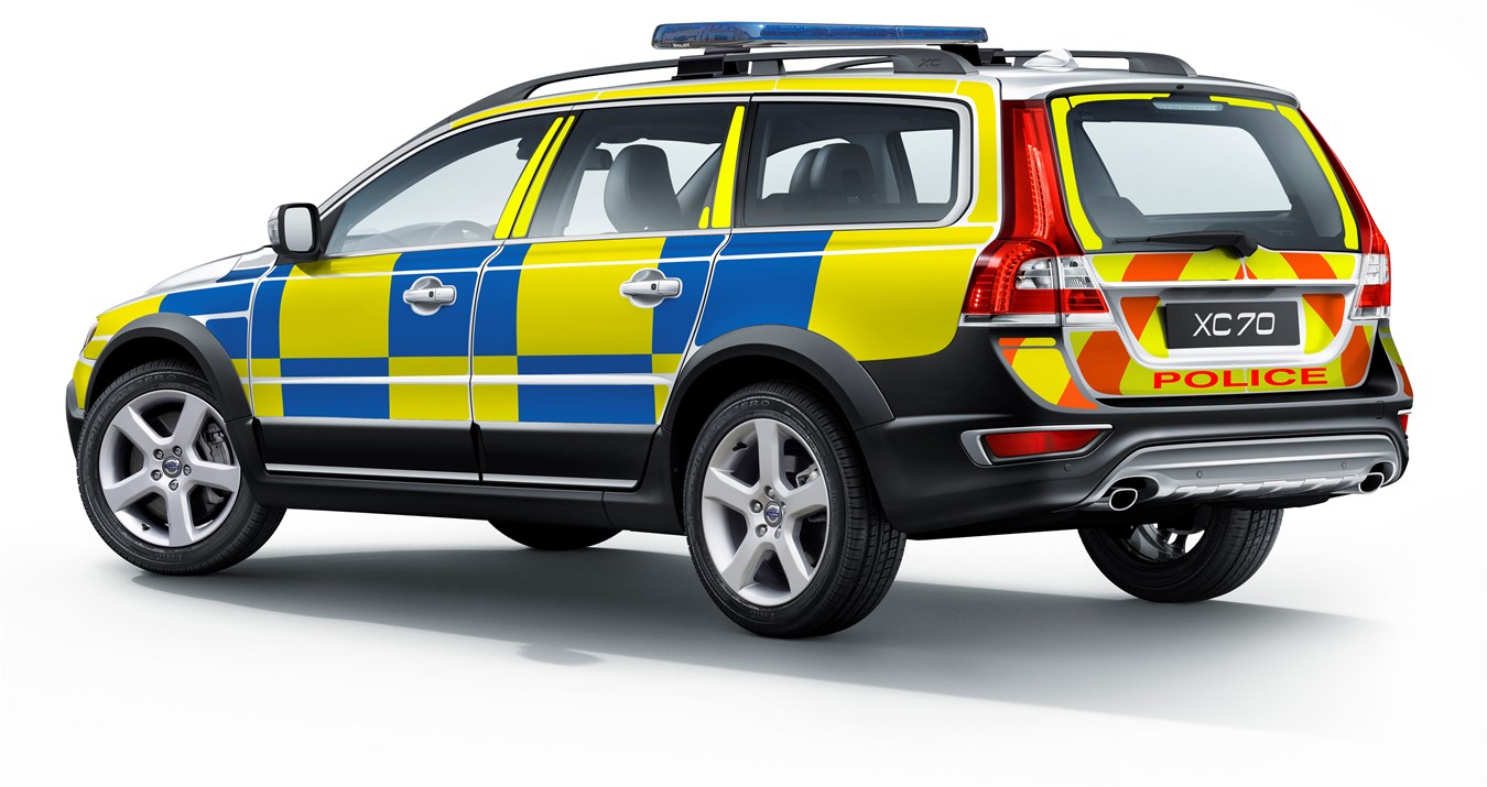 Model year 2014 Volvo XC70 D5 AWD police car (UK livery)