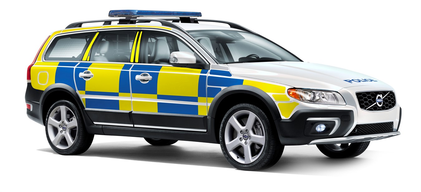 Model year 2014 Volvo XC70 D5 AWD police car (UK livery)