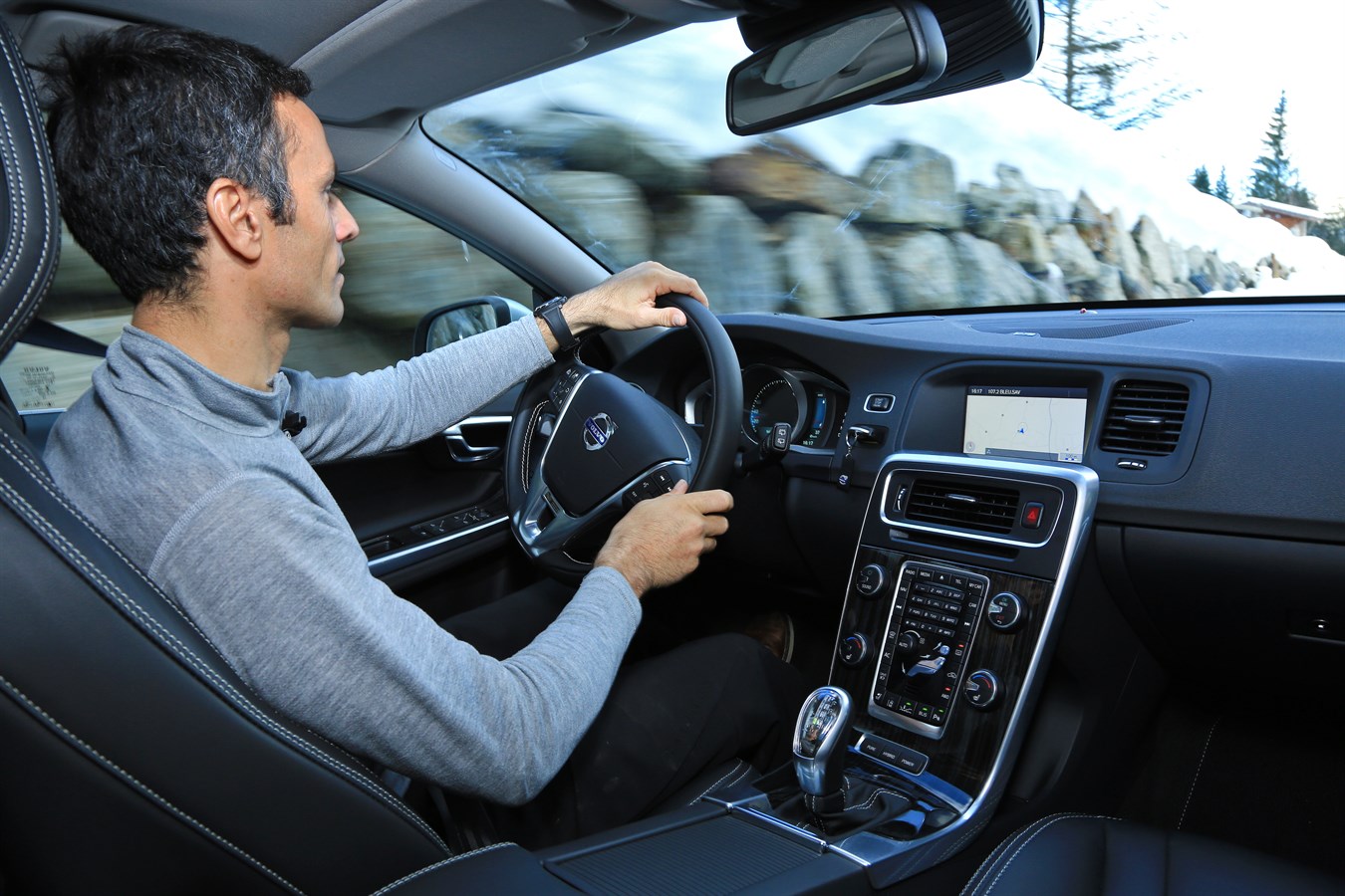 Le navigateur français, Franck Cammas, Ambassadeur du Volvo V60 Plug In Hybrid