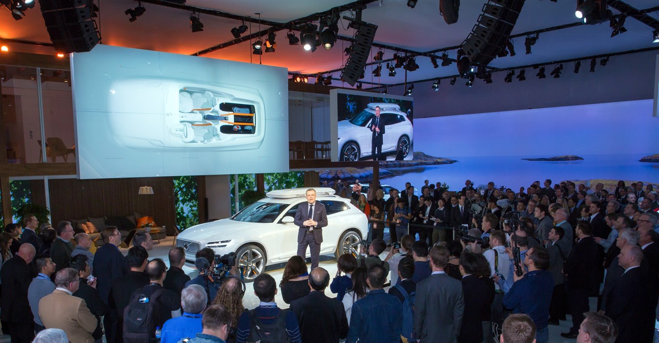 Volvo Car press conference at the 2014 Detroit Motor Show