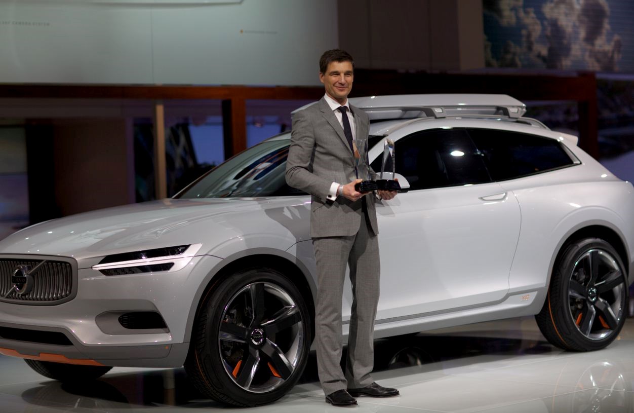 Volvo Concept XC Coupé wins "Best Concept Car" award at 2014 Detroit Motor Show
