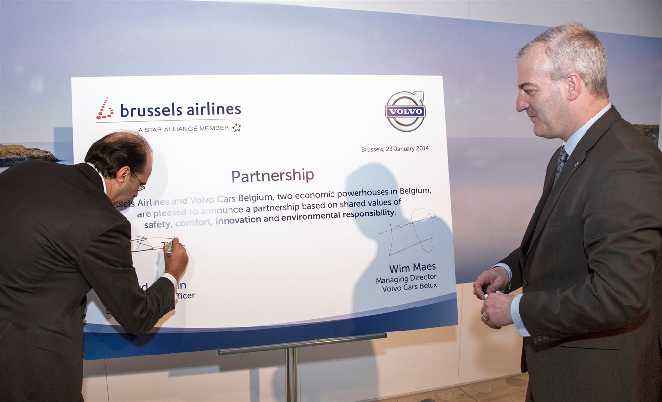 Partnership Brussels Airlines - Volvo Cars Belux