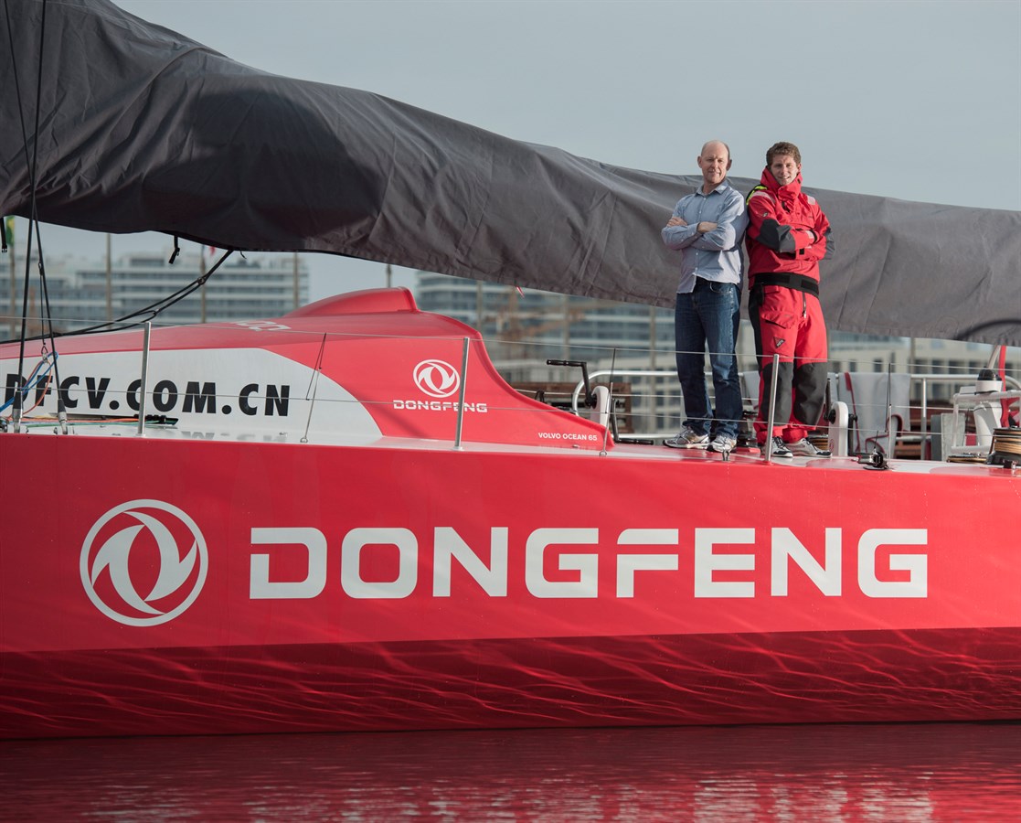 Charles Caudrelier skipper de Dongfeng Race Team pour la Volvo Ocean Race 2014-15