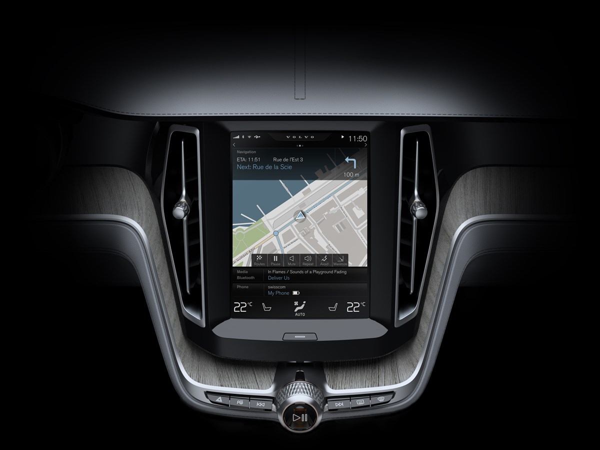 Volvo Concept Estate - in-car control system
