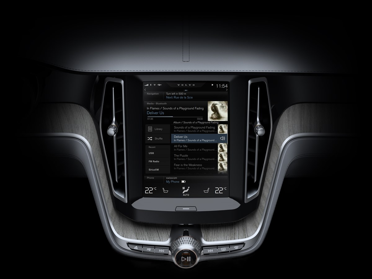 Design and technology at the heart of Volvo Cars' new in-car