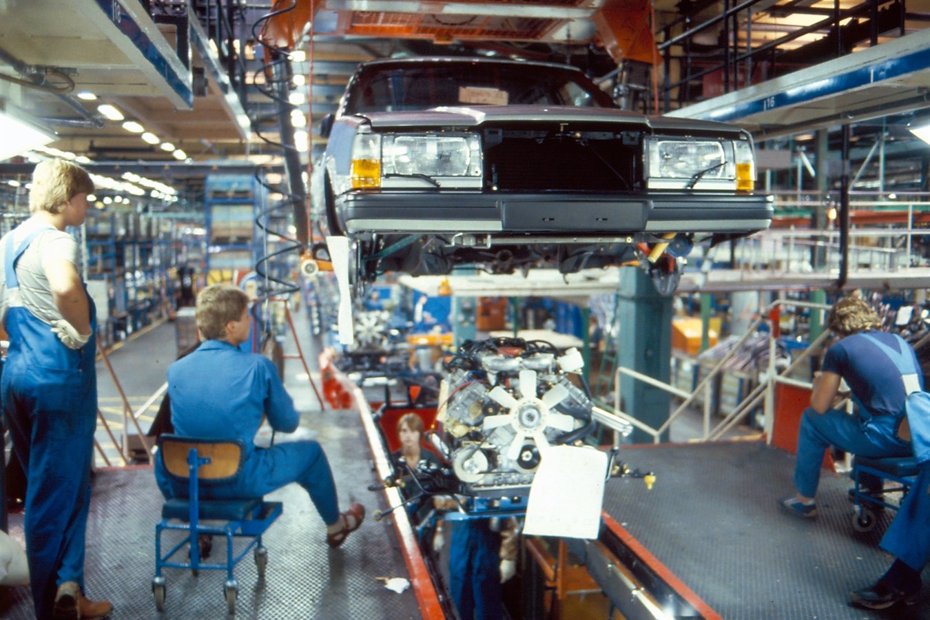 Das Volvo Werk Torslanda feiert 2014 seinen 50. Geburtstag 