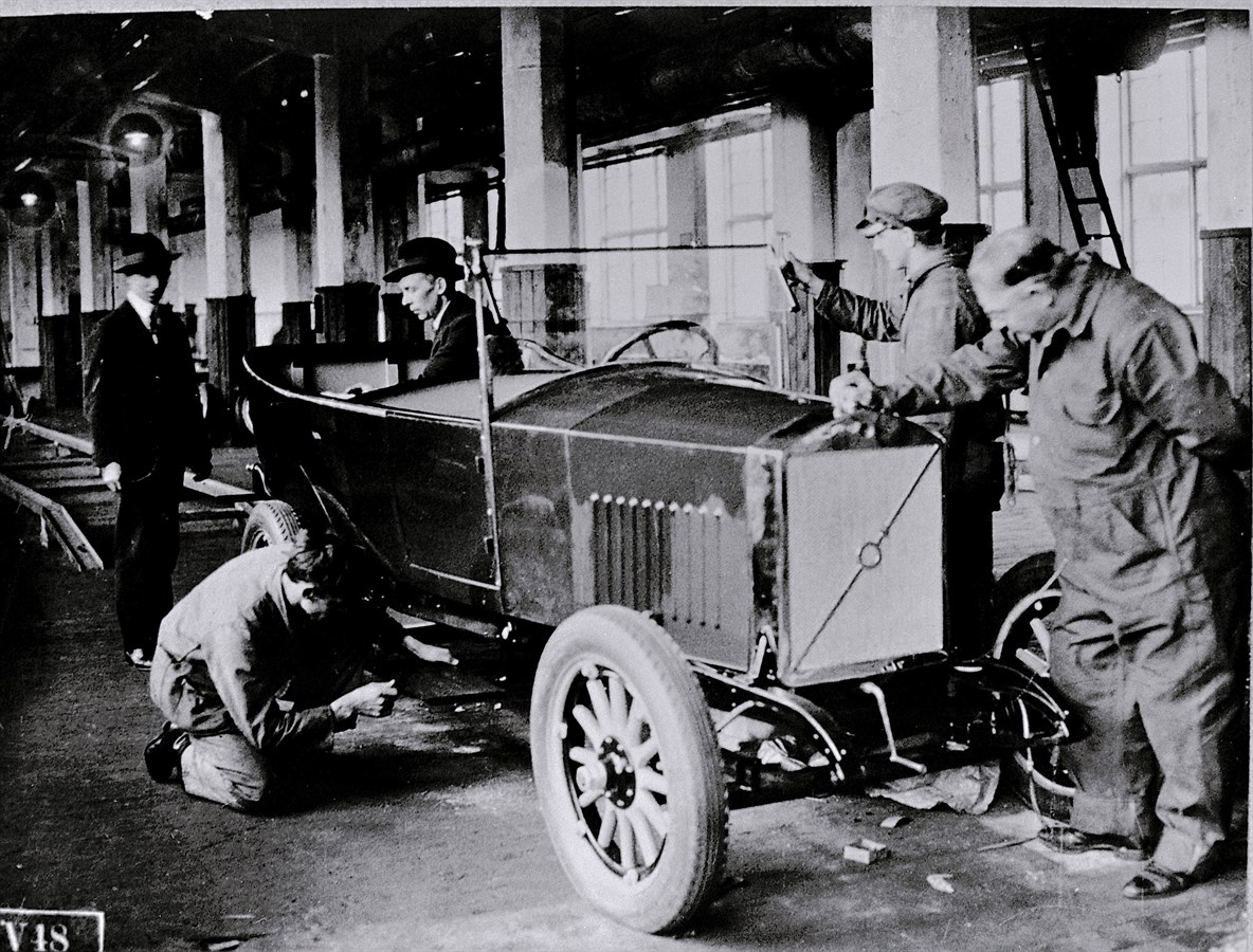 ÖV 4, 1927, tillverkning i Lundbyfabriken