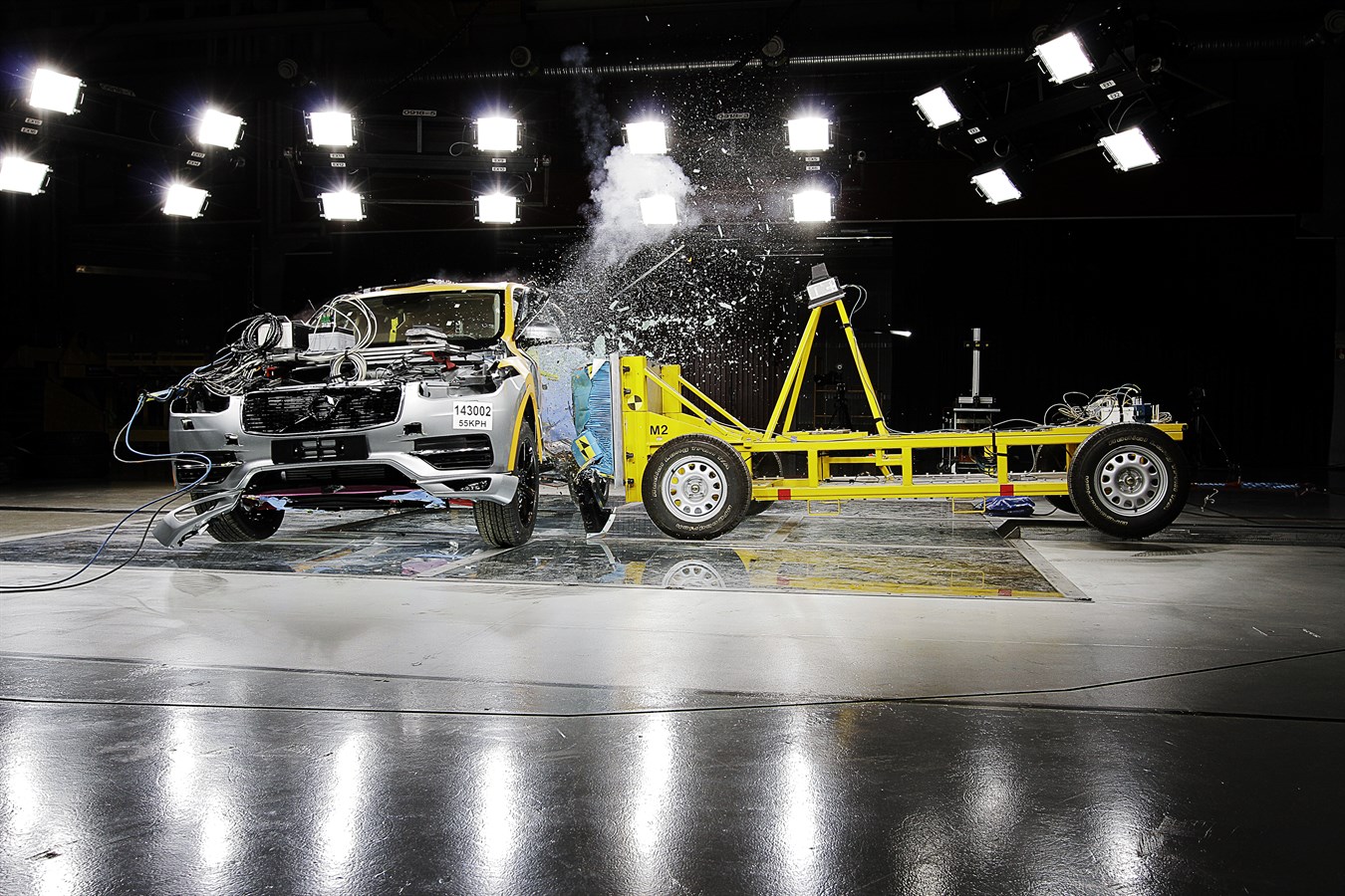 The all-new Volvo XC90 – side impact crash test