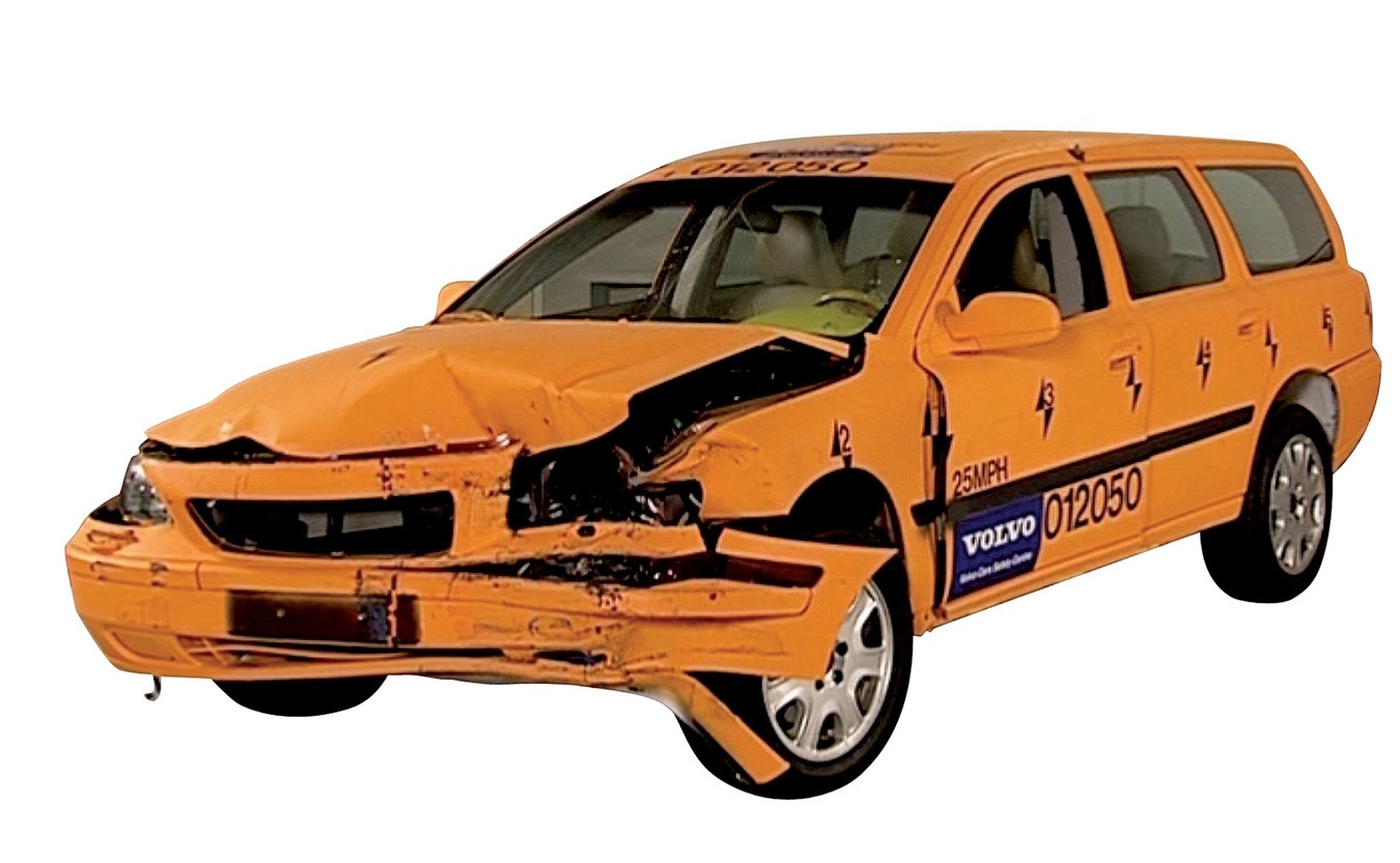 Crash tested Volvo
