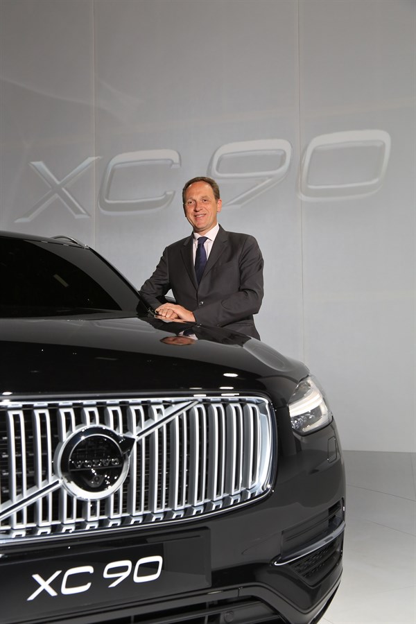 Nouveau Volvo XC90 - Yves Pasquier-Desvignes Président de Volvo Car France 