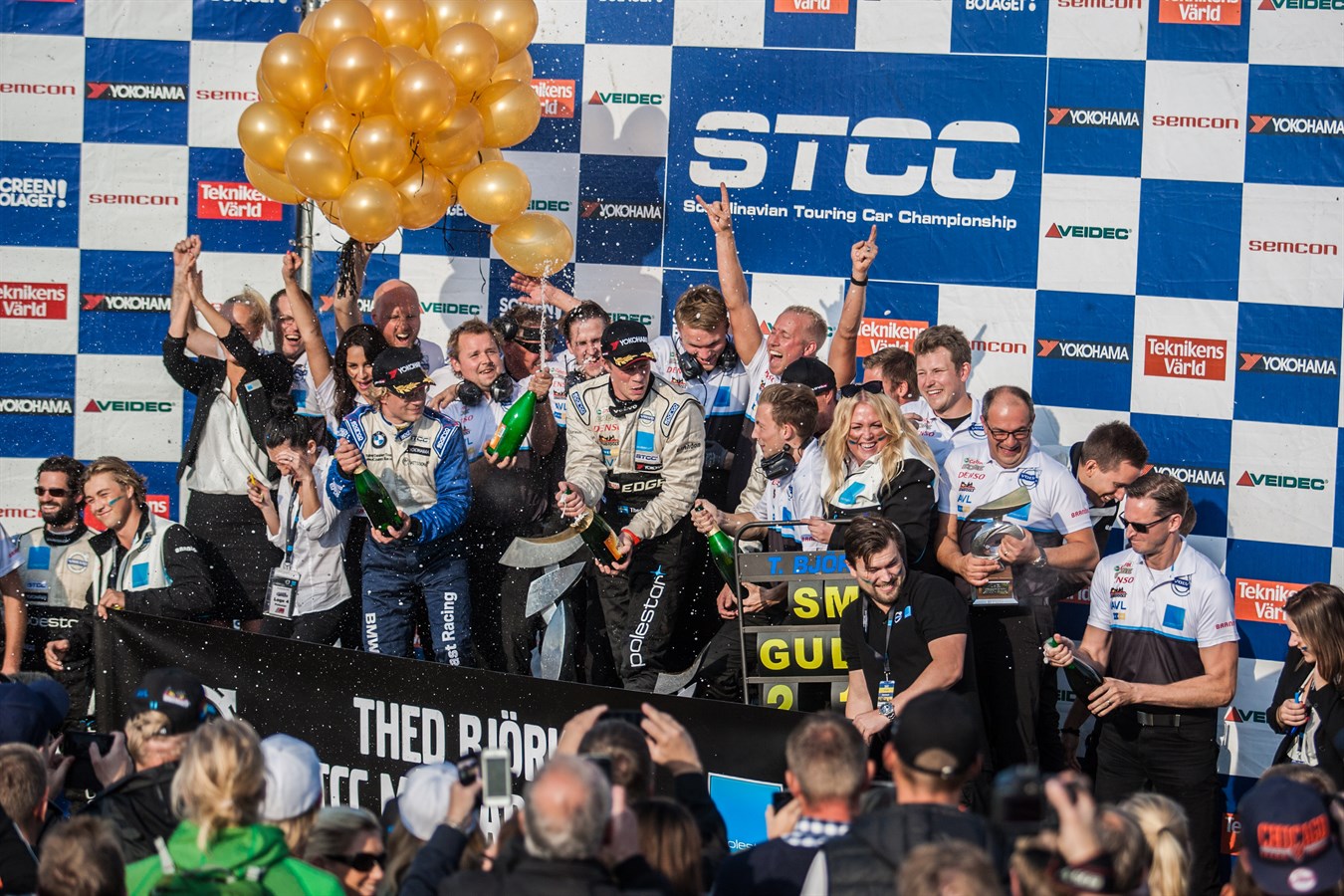 Thed Björk och Volvo Polestar Racing STCC-mästare 2014