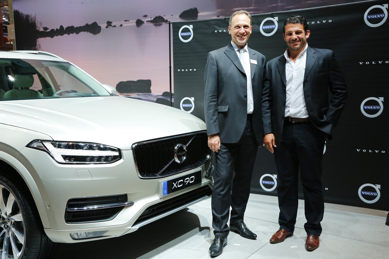 Volvo XC90 - Mondial de l'Automobile 2014 soirée VIP Yves Pasquier-Desvignes & Benoit August