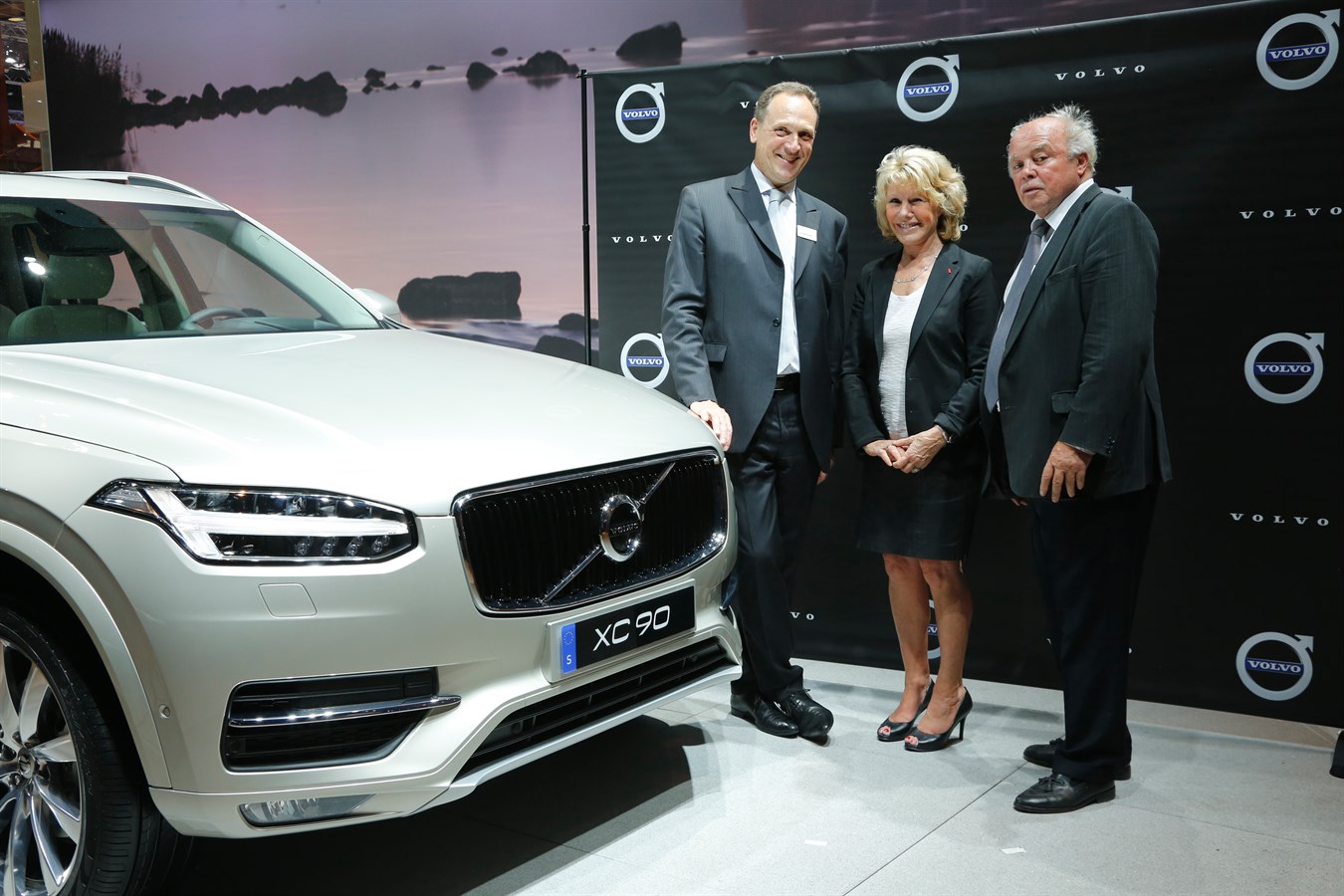 Volvo XC90 - Mondial de l'Automobile 2014 soirée VIP Yves Pasquier-Desvignes & Gita Paterson & Gudmar Olovson