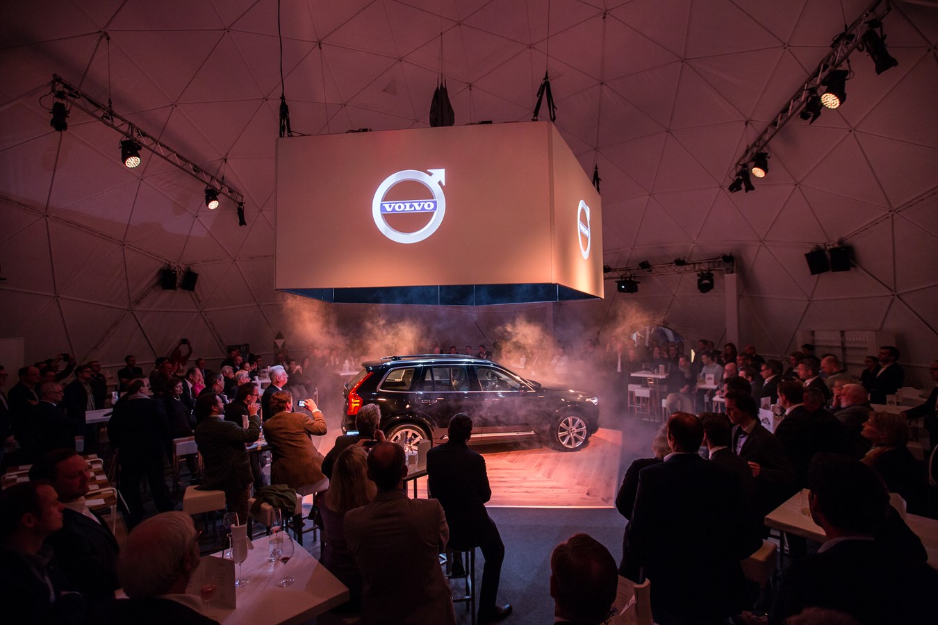 Die Österreich-Premiere des neuen XC90 im Volvo Dome of Design vor dem Wiener MuseumsQuartier