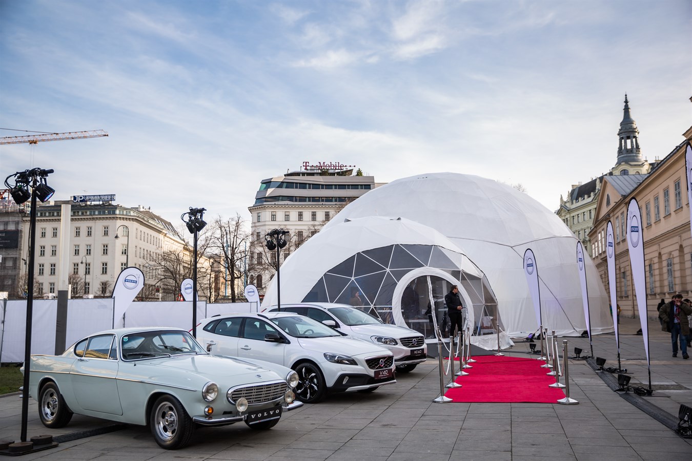 Die Österreich-Premiere des neuen XC90 im Volvo Dome of Design vor dem Wiener MuseumsQuartier