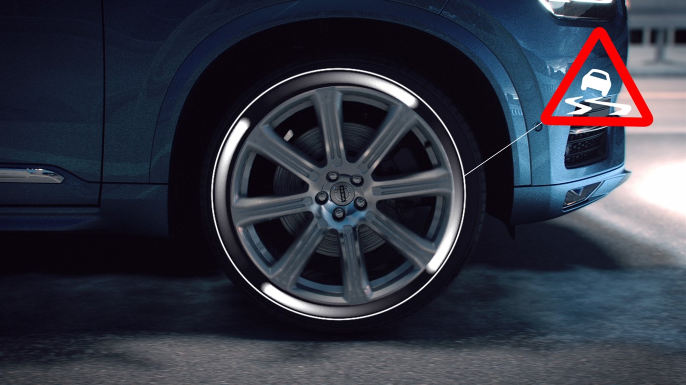 Slippery Road Alert technology by Volvo Cars