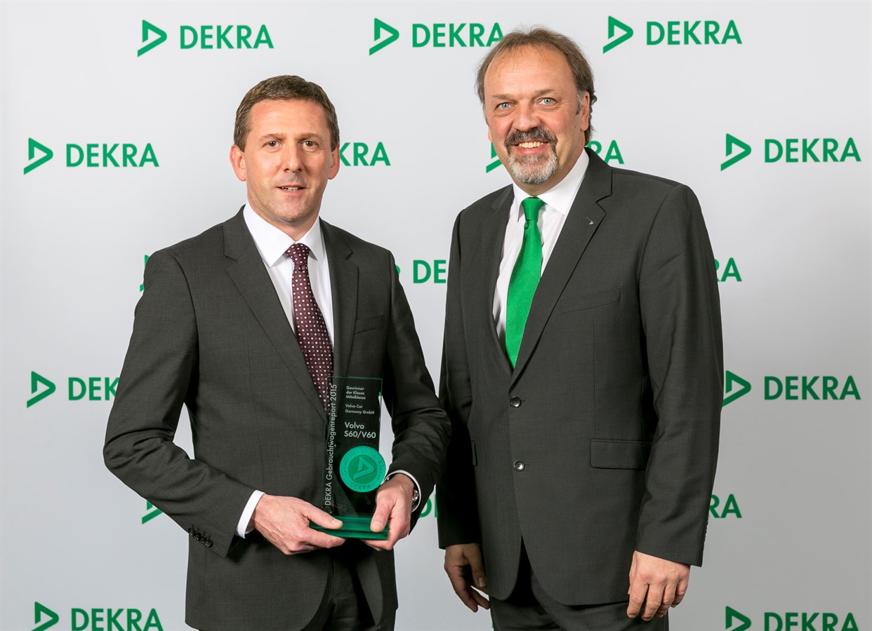 Volvo 60er Familie erfolgreich im DEKRA Gebrauchtwagenreport 2015