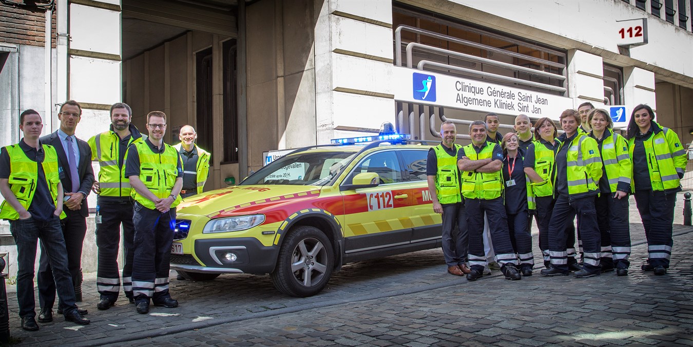 Kliniek Sint-Jan: de Volvo XC70 kan levens redden !
