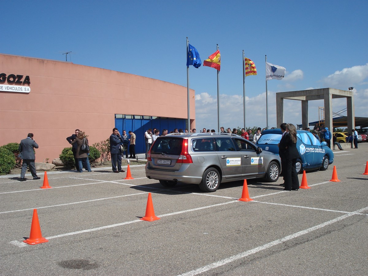 Volvo City Safety demonstration at Zaragoza, Spain