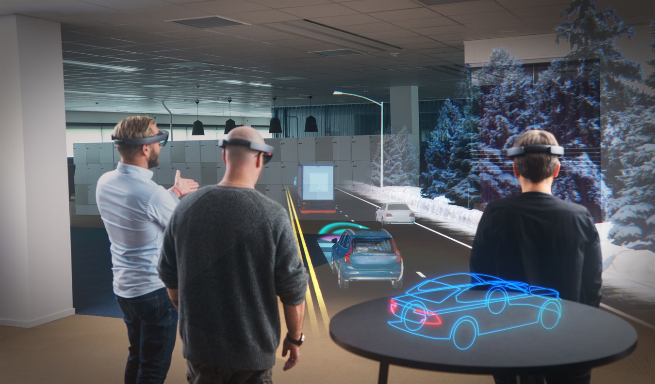 HoloLens Demonstration von Volvo und Microsoft