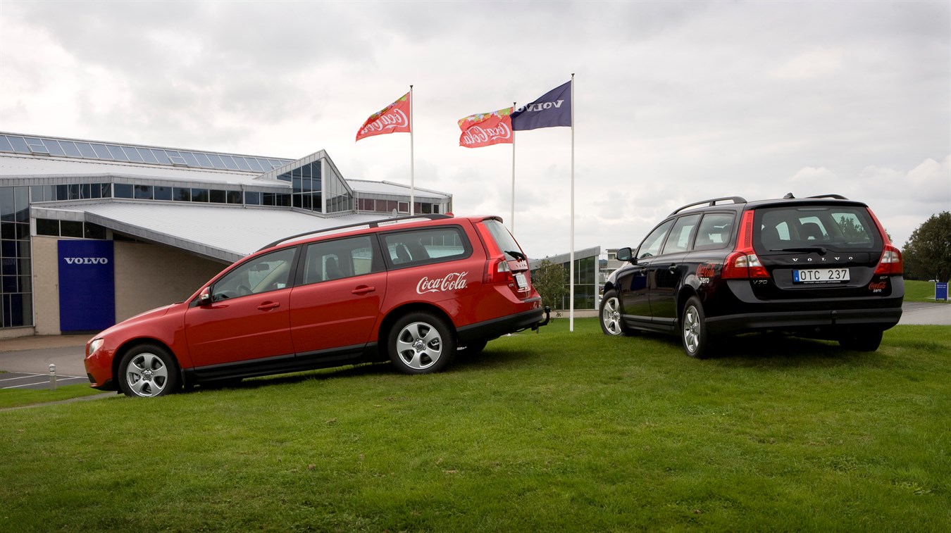Coca Cola storsatsar på miljöbilar från Volvo