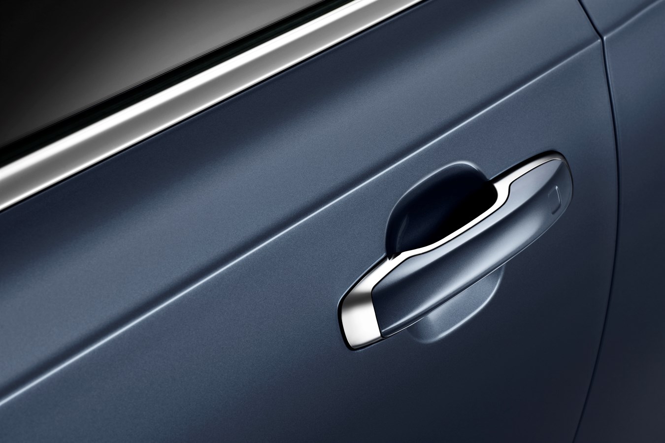 Detail Door Handle Volvo S90 Mussel Blue