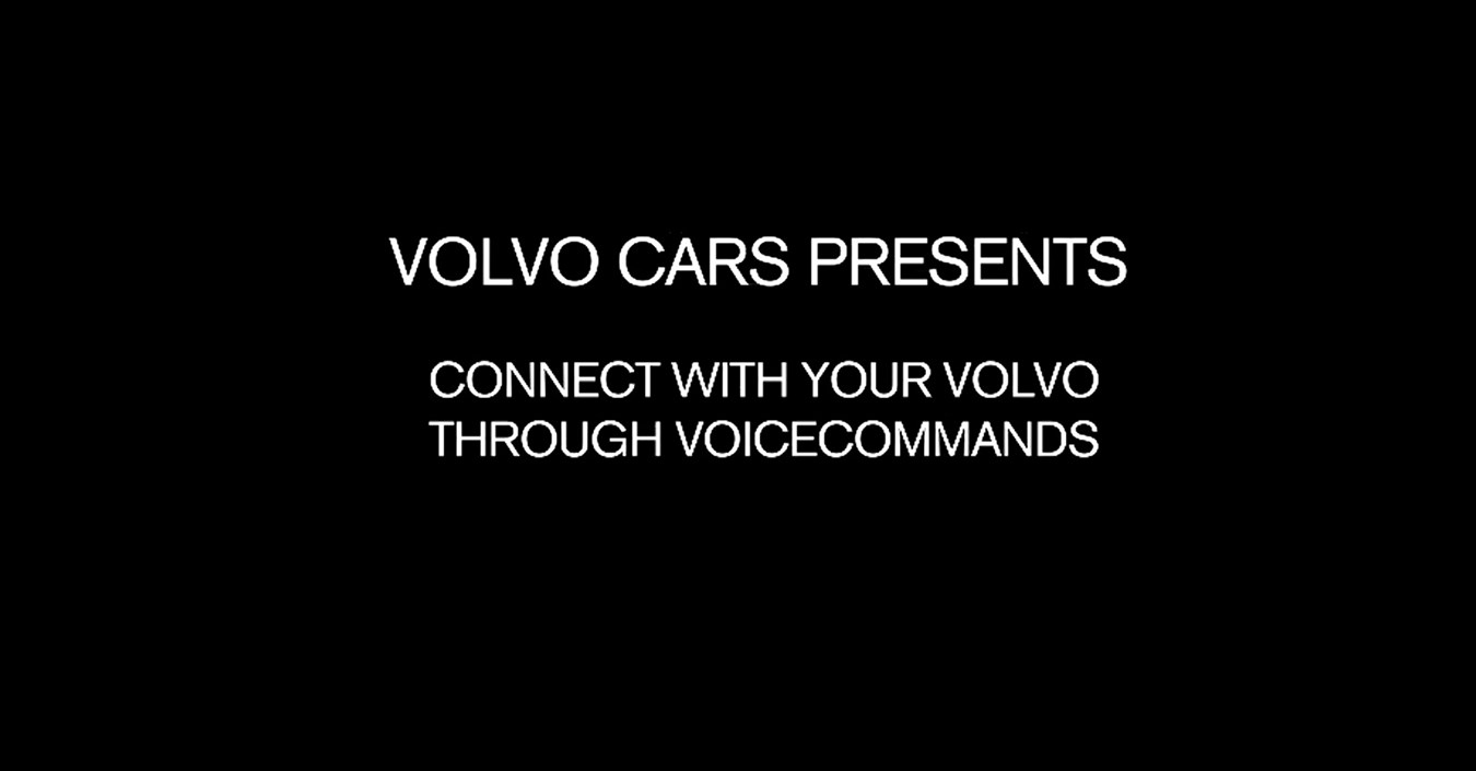 Volvo Cars Voice-Control A-Roll