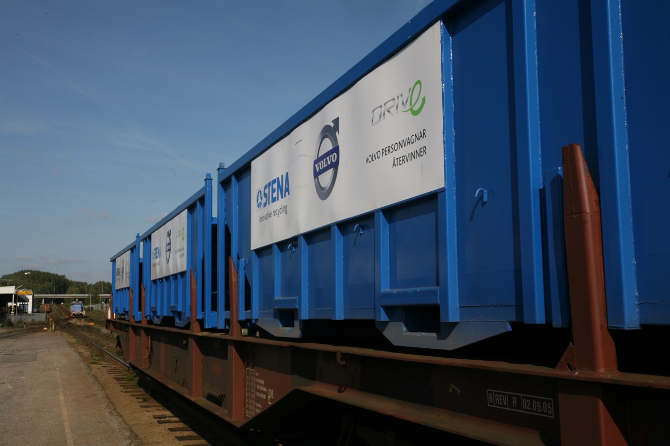 Recycling Train at Volvo Cars Body Components, Olofström