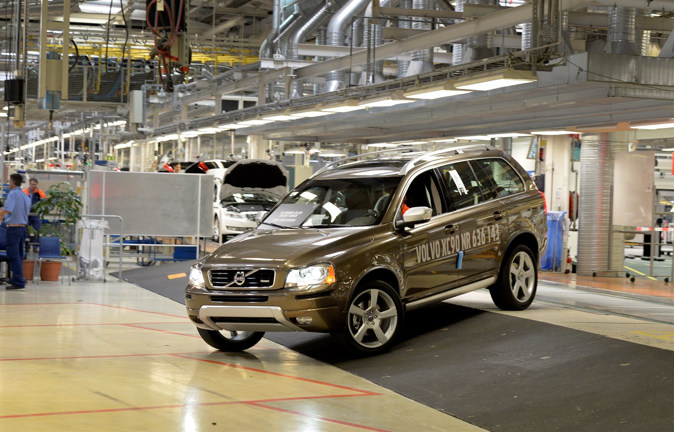 End of an era as Swedish production of Volvo XC90 stops after 12 years